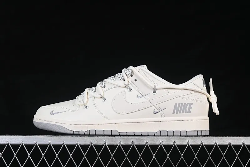 All categories Nk SB Dunk Series Nk SB Dunk Low High-end customized low-top sneakers Nike SB Dunk Low Beige three-hook strap Anniversary high-end customized low-top casual sneakers JP2026-103